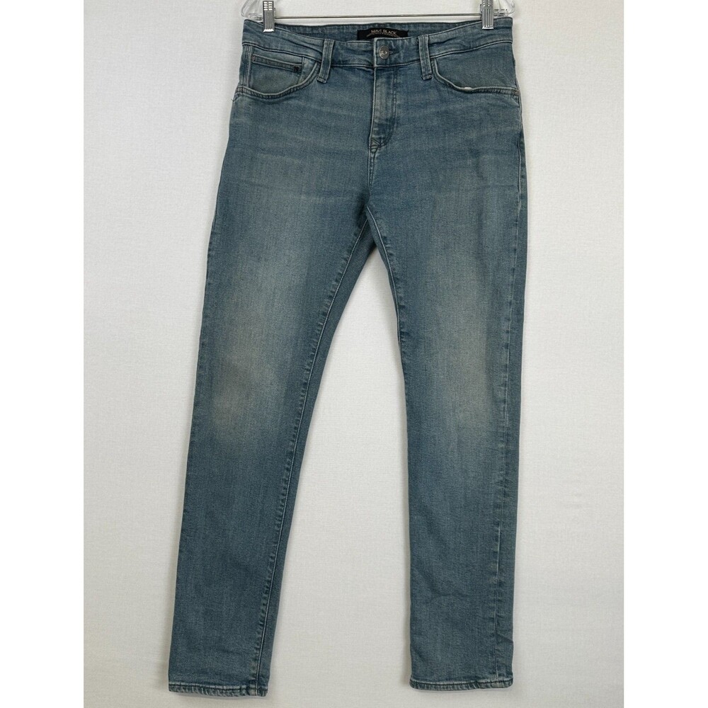 MAVI BLACK Premium Design Jeans Mens 32x32 Slim Straight Blue Stretch‎ Denim